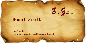 Budai Zsolt névjegykártya